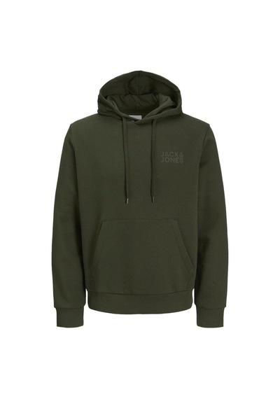 Jack & Jones 12152840 Jjecorp Logo Sweat Hood Noos Erkek Hoodie Sweatshirt Haki