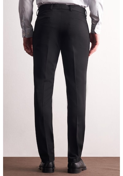 İmza Siyah Yan Cep Açık Paça Esnek Slim Fit Classic Casual Pantolon 1003255153 Siyah
