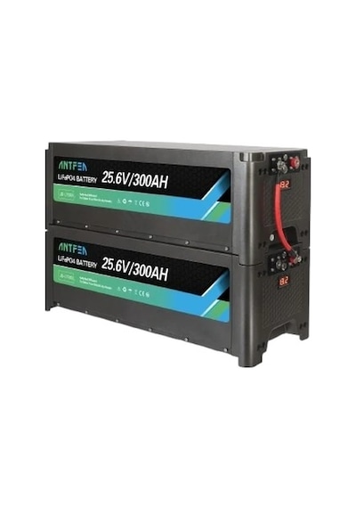 Antfea L7680 25.6v 300ah İstiflenebilir Lityum Akü Lifepo4 2 Adet