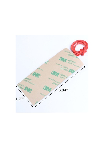 Film Isıtıcı Plaka Yapışkan Ped, Icstation Pı Isıtma Elemanları Film 24v 30w Şerit Isıtıcı Yapışkan Poliimid Isıtıcı Plaka 45 Mm X 100 Mm