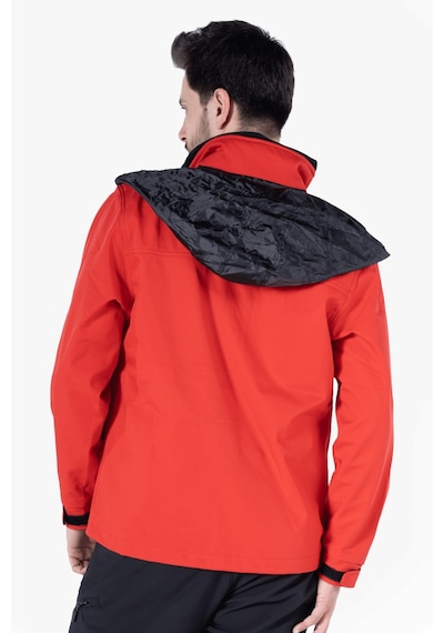 Owl Gizli Kapüşonlu Softshell Mont Kırmızı