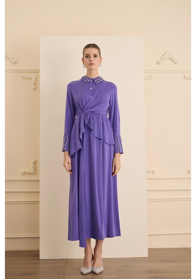 Senna Lumıere Dress Mor Mor