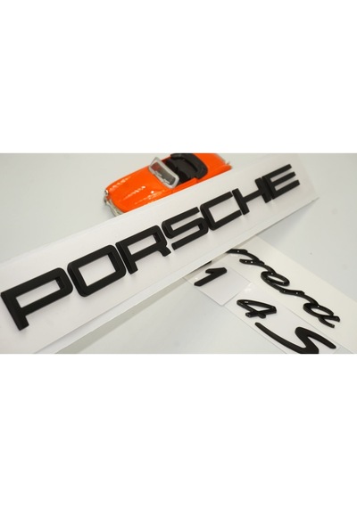Porsche Carrera 911 4S Bagaj 3M 3D Abs Yazı Logo Amblem Seti (549168906)