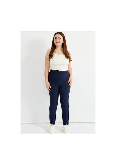 Selen Normal Bel Normal Lacivert Kadın Pantolon 25ysl5395 Lacivert