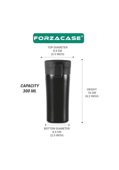 Paslanmaz Çelik 500 ML 8 Saat Sıcak Soğuk Tutan Termos-fc436g Gümüş