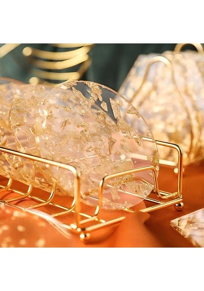 6pcs Isı Yalıtım Temiz Akrilik Potholders Hafif Temizleme Ahşap Cam Sabeçtaşı Mermer Masa