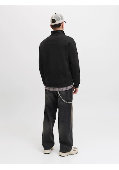 Jack & Jones Jack&jones Jornorrebro Yarım Fermuarlı Dik Yaka Erkek Sweatshirt 12282899 Siyah Jack & Jones Jack&jones Jornorrebro Yarım Fermuarlı Dik Yaka Erkek Sweatshirt 12282899 Siyah