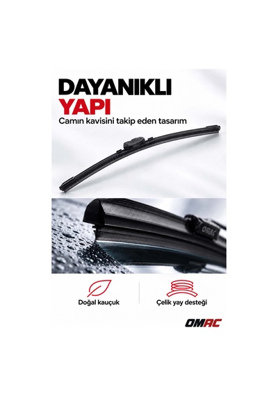 Alfa Romeo 166 1998-2007 Uyumlu Ön Silecek Takımı 2'li Muz Tipi 475mm + 525mm
