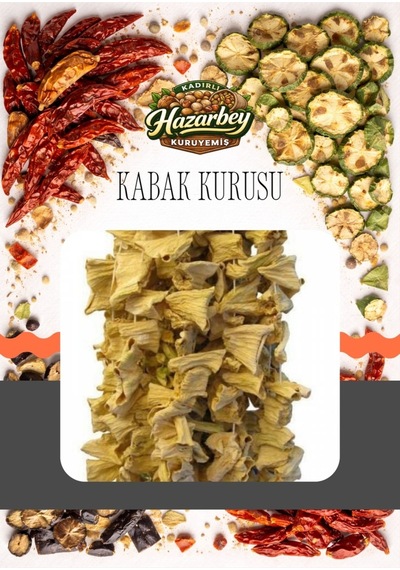 Kadirlihazarbey Dolmalık Kabak Kurusu 1 Bağ 20-25 Adet