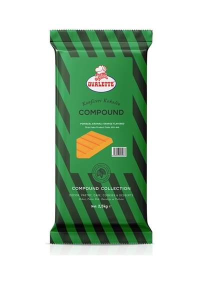 Ovalette Portakal Aromalı Konfiseri Kokolin 2,5 Kg