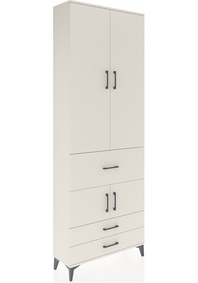 Arges Dolap 5 Raflı 3 Çekmeceli 4 Kapaklı 88x30x243 Aytaşı-ay... Aytaşı