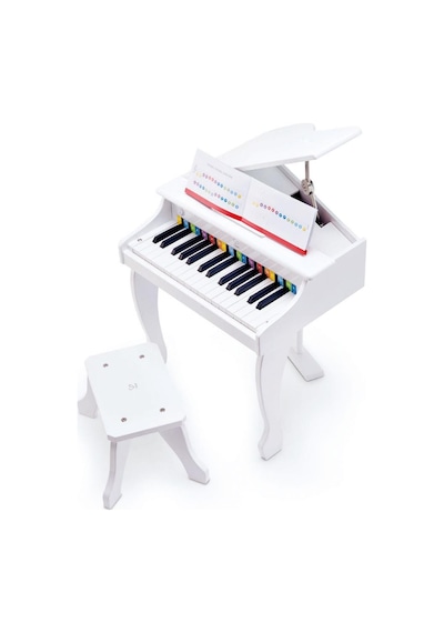 Hape Deluxe Grand Elektronik Piyano - Beyaz