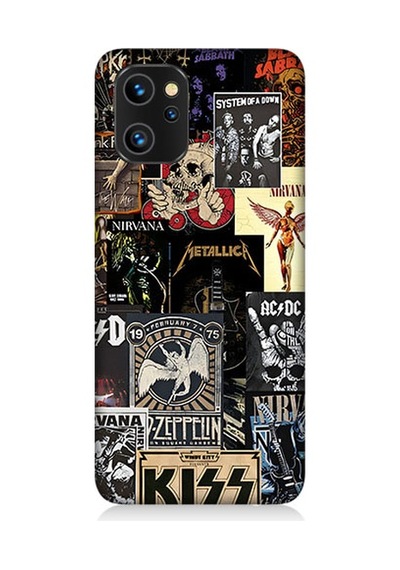 Reeder S19 Max Pro Uyumlu Rock Posterleri Desenli Silikon Kılıf