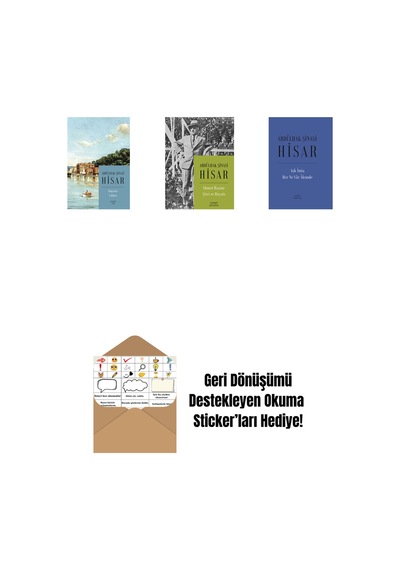 Boğaziçi Yalıları Kitap Boy + Ahmet Haşim: Şiiri Ve Hayatı + Aşk İmiş Her Ne Vâr Âlemde Ciltli + Okuma Sticker'ları