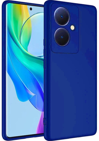 Nettech Vivo V29 Lite Uyumlu Trend Seri Arka Koruma Kılıf - Siyah Siyah