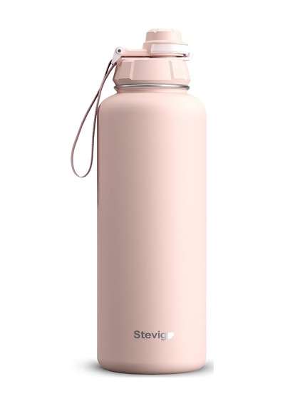 1 Hand Leak-proof Sızdırmaz Çelik Termos 1500 Ml Icy Pink St-255