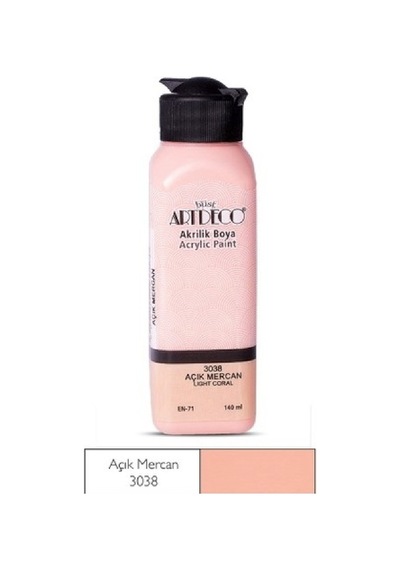 Artdeco Açık Mercan 140Ml Akrilik Boya 3038