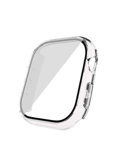 Watch 10 46mm Sert Pc Kasa Electroplatink Çerçeveli Ekran Koruyucu Mkst Watch Gard 36 - Şeffaf