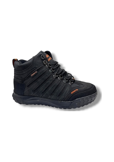 Dakırs 116-26 Deri Outdoor Kürklü Fermuarlı Erkek Bot Siyah