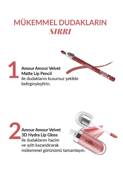Amour Amour 3d Hydra Nemlendirici Dudak Parlatıcısı Işıltılı & Hacim Veren Lip Gloss 17 Pearly Mauve