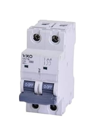 10vtb-2c20 Otomatik Sigorta 10ka C Tipi 2 Kutup 20a