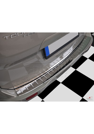 S-Dizayn Ford Courier Krom Arka Tampon Eşiği 2014 Üzeri