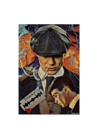 Thomas Shelby Sayılarla Boyama Seti - Çerçeveli, 40x50cm