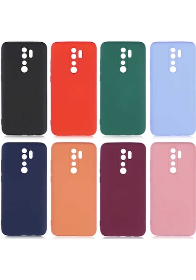 Noktaks - Redmi Note 8 Pro Uyumlu - Kılıf İçi Kadife Koruyucu Mara Lansman Kapak - T17690 - Kırmızı Kırmızı