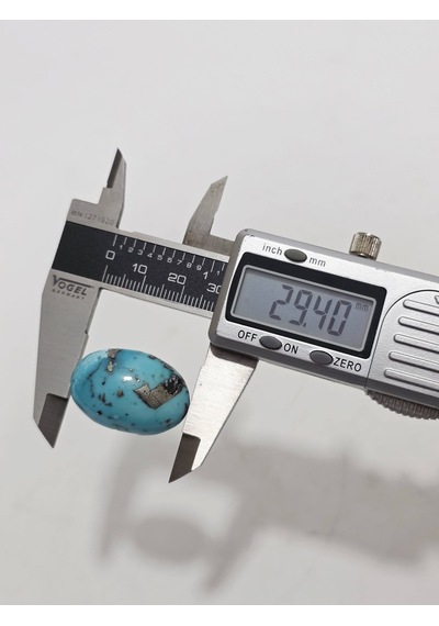 Doğal İran Nişabur Firuze Turkuaz Taşı 51,1 Karat - 10,2 Gram T007