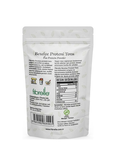 Fibrelle Bezelye Protein 100 G