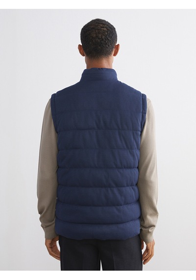 Lcw Vision Mavi Slim Fit Dik Yaka Erkek Şişme Yelek