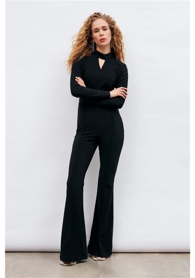 Sateen İspanyol Paça Pantolon 3082-5011 001