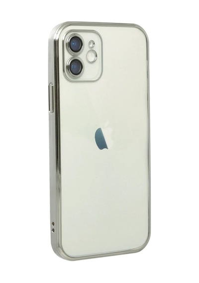 Apple Uyumlu   iPhone 11 Kılıf Razer Lensli Silikon - Gümüş