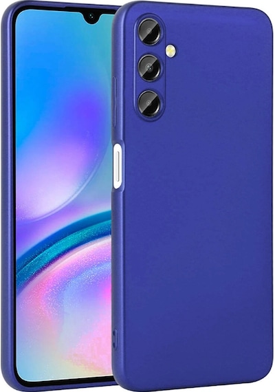 Galaxy Uyumlu A05s Kılıf Zore Premier Silikon Kapak Saks Mavi