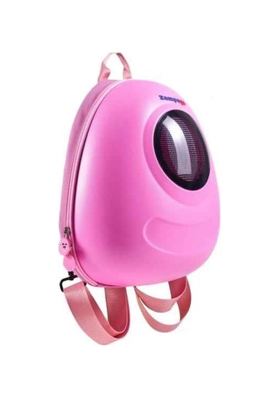 Zampago Big Eye Led Işıklı Çocuk Sırt Çantası 10.000 Mah Powerbank Hediyeli Zg-kıd1-p Pembe
