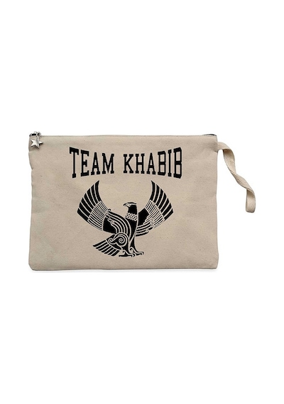 Khabib Nurmagomedov Team Essential 2 Krem Cüzdan / El Çantası Krem