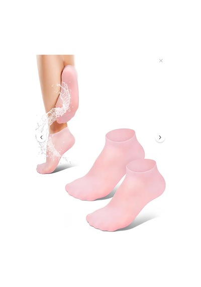 Topuk Çatlaklarına Karşı Silikon Jel Ayak Nemlendirici Maske Spa Bakım Çorabı Ayak Bakım Çorap