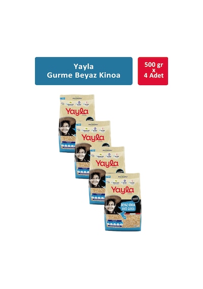 Yayla Gurme Beyaz Kinoa 4 x 500 G