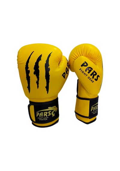 Pars Panter Boks Kick Boks Muay Thai Eldiveni Sarı