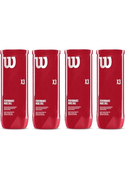 Wilson Performance 3'lü 4 Kutu Padel Topu Çok Renkli