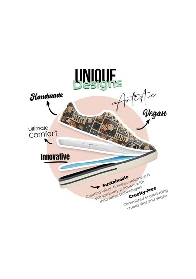 Kadın Vegan Deri Çok Renkli Sneakers - Warner Bros Expecto Patronum Harry Potter Tasarım Kadın Vegan Deri Çok Renkli Sneakers - Warner Bros Expecto Patronum Harry Potter Tasarım