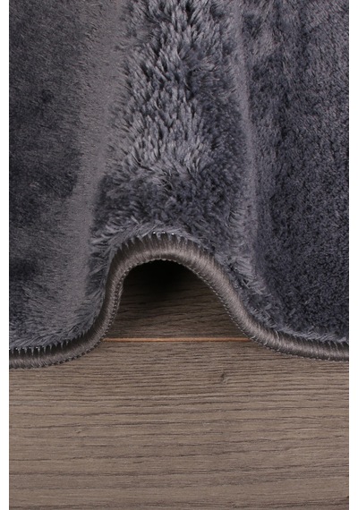 Relax Antrasit 80x150 + 50x80 Cm Büyük Ebat 2'li Banyo Halısı Pas Antrasit