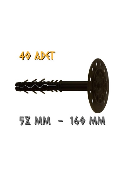 Made Siyah İzolasyon Strafor Dübeli - Boy: 160 - 40 Adet