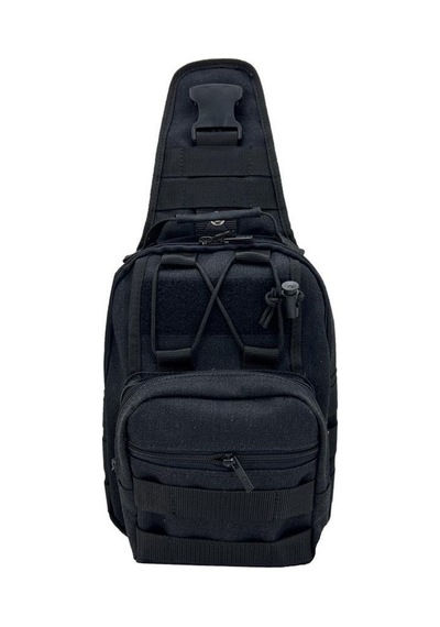 Taktikal Kanvas Tactical Bodybag Çapraz Çanta Siyah