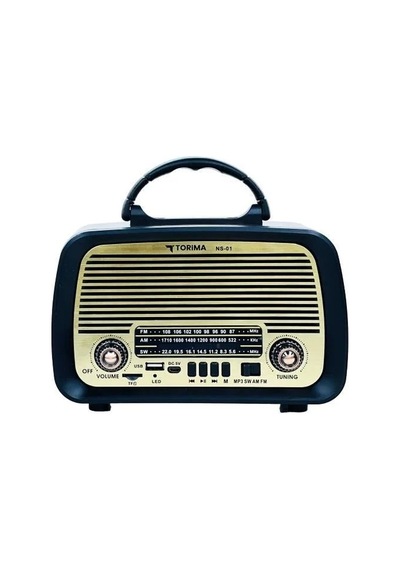Özel Üretim Nostalji Hatıra Bluetooth Hoparlör Nostlajik Radyo Speaker Ns01 Kahverengi