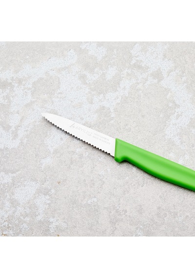 Aryıldız Solo Tırtıklı Sebze Bıçağı Yeşil 10 Cm Renkli