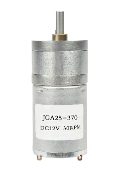 Alkatronik-12V 30Rpm Jga25-370 Redüktörlü Dc Motor Yüksek Tork Kuvvet 25Mm
