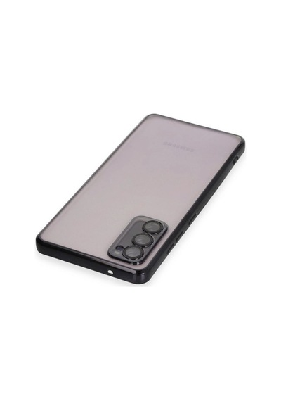 Tedar Samsung Galaxy Uyumlu S20 Fe Kılıf Razer Lensli Silikon - Siyah Najmaddin standart