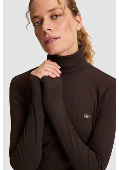 U.s. Polo Assn. Kadın Koyu Kahverengi Tişört 50333795-vr084