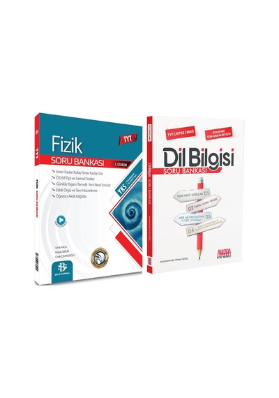 Bilgi Sarmal Tyt Fizik Ve Akm Dil Bilgisi Soru Bankası Seti 2 Kitap